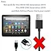 2Pack-6Ft Micro USB Replacement Extra Long Compatible for Charging Fire Tablet HD HDX, Fire HD 7 8 10 and Kids Edition(Fire 1st-8th Generation), Kindle E-Readers