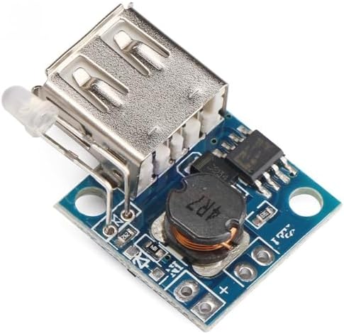 for USB-to-Boost Converter 3V to 5V 2A Power Bank with Battery LED Indicator, Suitable for Smartphones and Tablets.