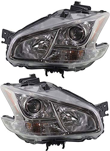 Garage-Pro Driver and Passenger Side HID/Xenon Headlight for Nissan Maxima S SV 2009-2014 With bulb(s) Replaces# 260609N01A 260109N01A