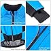 MUCUBAL Men's Cycling Jacket Windproof and Water-Resistant Coat Winter Thermal Breathable Bike Windbreaker(Blue,M)