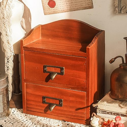 Boîte de rangement à tiroirs en bois pour une maison ordonnée - 7