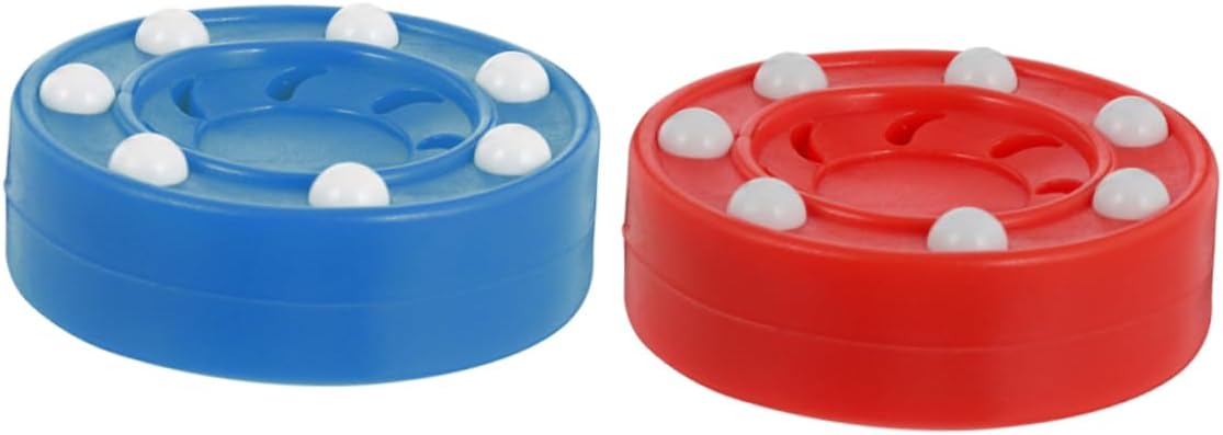 BESPORTBLE 2pcs Roller Hockey Pucks Sturdy Training Balls for Use for Skill Development Street Hockey and Roller Skating Professional Practice for All Athletes