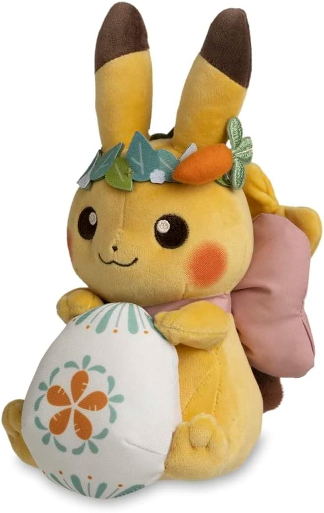 Pokemon Center: Pikachu Happy Spring Plush (2023) - 8 ½ Inch