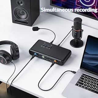 Ticfox Scheda audio esterna USB 7.1 a 8 canali USB Soundbox esterno digitale compatibile con 12 Mbps, suono surround dinamico 3D, compatibile con PC laptop desktop (nero)