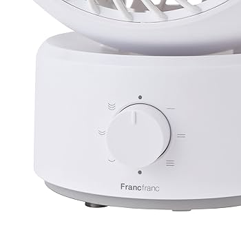 Francfranc ポータブルファン ホワイト Amazon | 【2024年モデル】 Francfranc フランフラン フレ