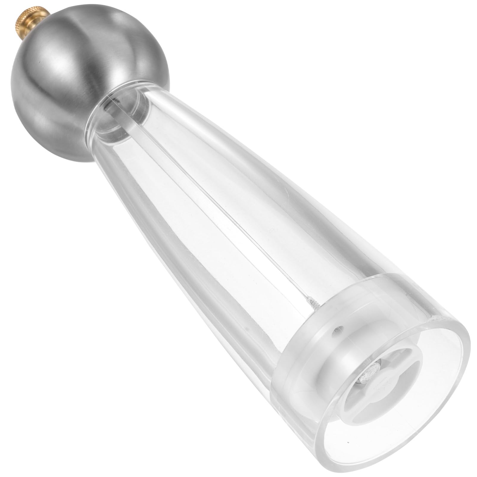 BRIGHTFUFU Pepper Grinder Salt and Pepper Containers Salt Shaker Dredge Shaker Pepper Grinding Tool Convenient Pepper Mill Manual Burr Coffe Bean Grinders Kitchen Gadget Hand Stainless Steel