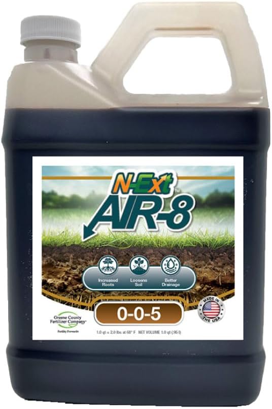 N-Ext Air-8 Liquid Aeration Bio-Stimulant with Humic Acid, 1 Quart