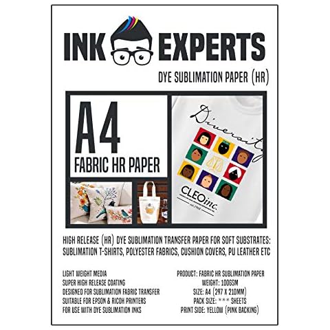 Ink Experts A4 High Release Sublimation Paper Cover