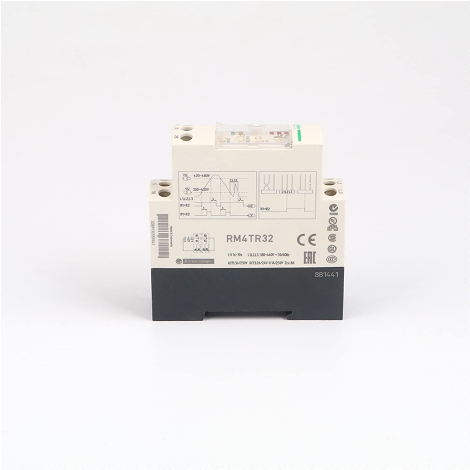 Akcesoria elektroniczne RM4TR32 na szynę DIN elektroniczne przepięcie, podnapięcie, elektroniczny ochraniacz rozrusznika, uszkodzona faza i utrata fazy przekaźnik