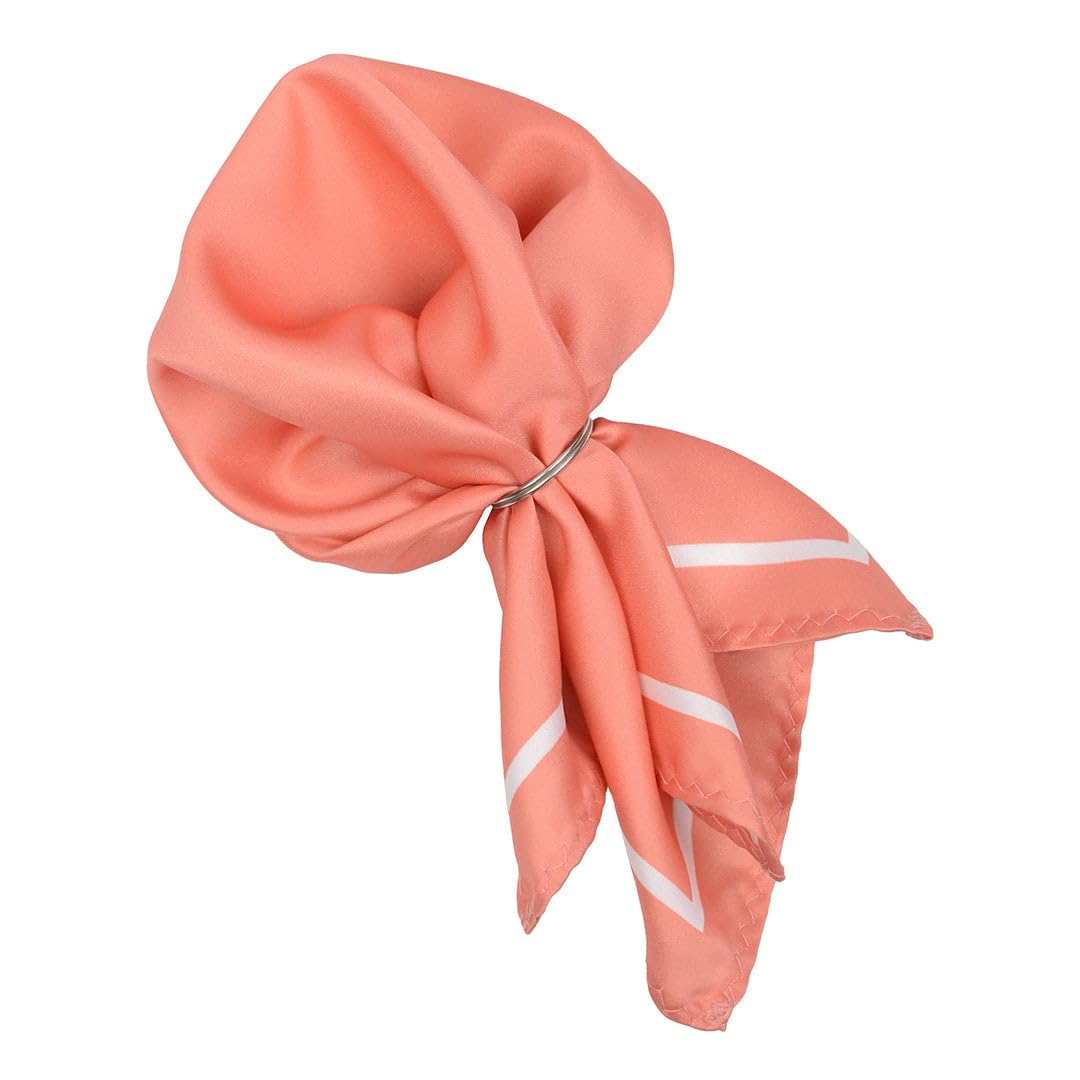 peluche Classic Hue Peach Pocket Square for Men (14X14 inches)-picture-31