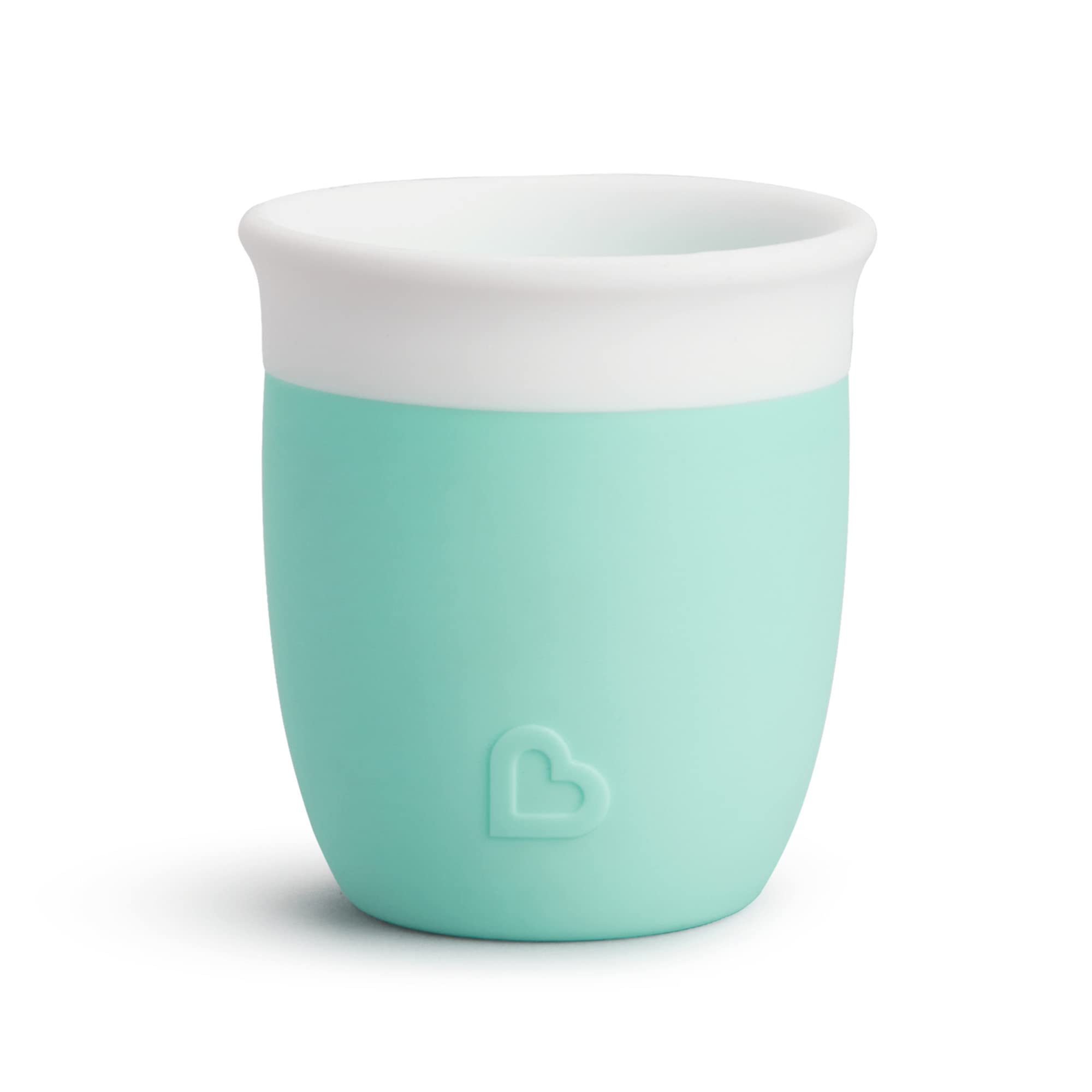 C’est Silicone! Open Toddler and Baby Cup for Babies and Toddlers 4 Months+, Ideal Transition Sippy Cup and Suitable Free Flow Sippy Cup for Baby and Toddler weaning, 2oz/59ml, Mint