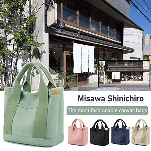 Black Bags for Women Canvas Tote Bag Compartments Everything Capacity Multipocket Handbag Purse Crossbody Shoulder Bag