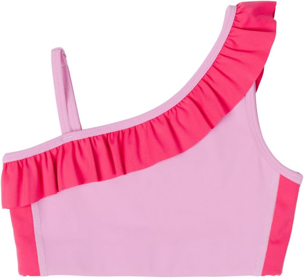 Girls Dance Crop Top – Stand Out Ruffle Active Top with Adjustable Strap for Dance Practice & Convention