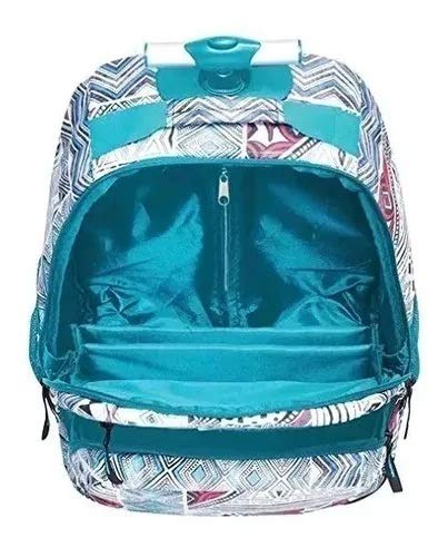 Mochila Juvenil Rodinha G Notebook Tribal Alumínio Lancheira