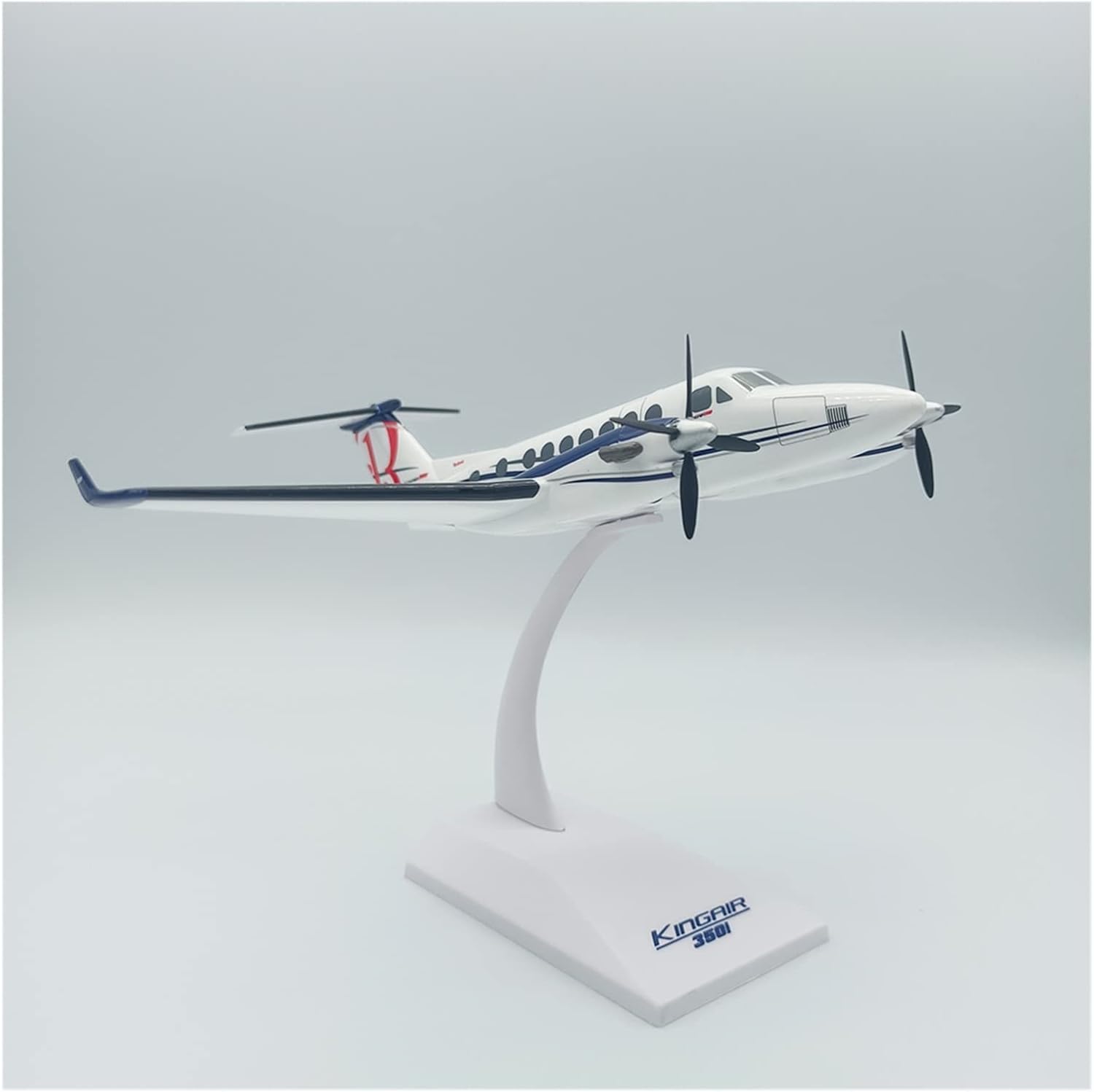 1:75Fit for Small Executive Business Private Turboprop Display Series Model Commemorative Collection Hobby Playgame Kit