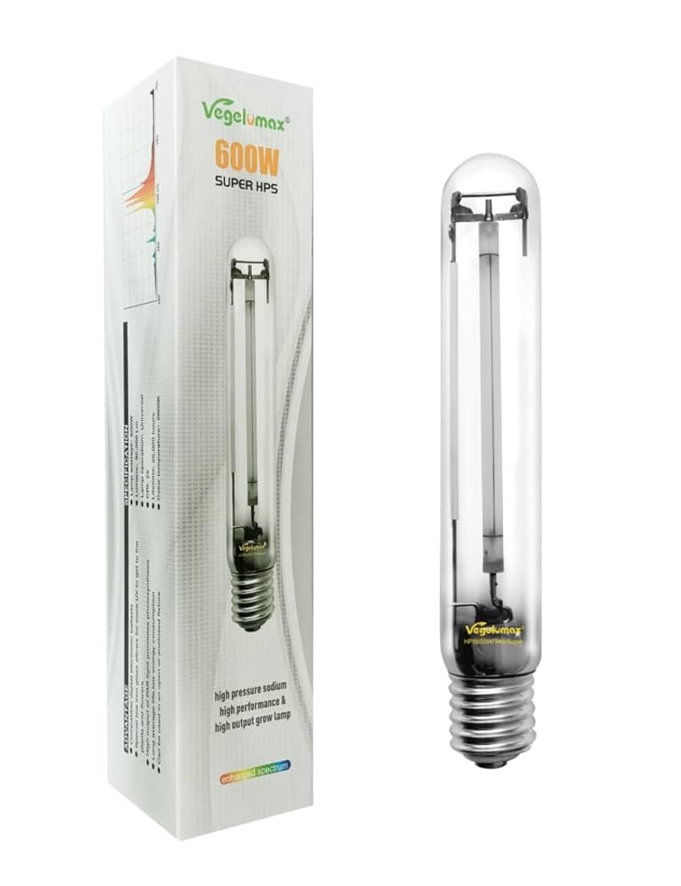 Sodateck HPS600ｗ Amazon.com: Vegelumax 600Watt Hydroponic High Pressure