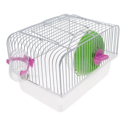 B Blesiya Portable Hamster Cage with Accessories Cover