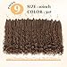 Yewell Goddess Box Braids Crochet Hair Boho 10 Inch Crochet Box -Braids With Curly Ends,9 Packs Bohomian Box Braid Crochet-Hair For Black Women Pre Looped Box Braiding (10Inch,30#)