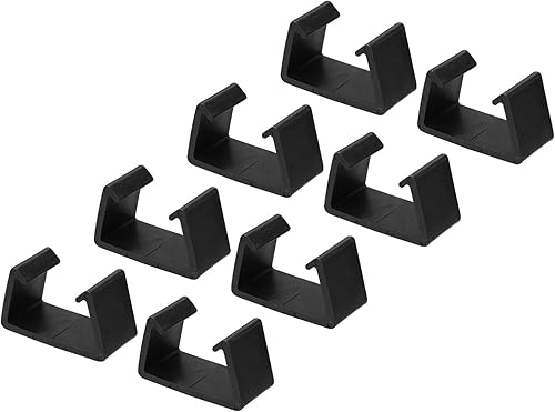 PATIKIL Pinzas para muebles de patio, paquete de 16 abrazaderas de mimbre de 2.795in de diámetro para sofá de ratán para muebles de jardín, color