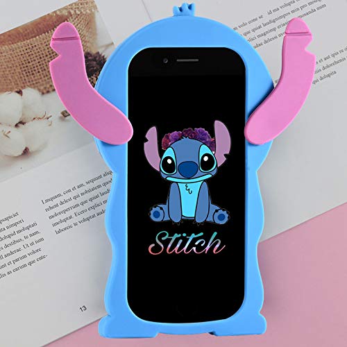 Findworld Cases For Iphone Xr Case, Lilo Stitch Cute 3D Cartoon Unique Soft Silicone Animal Rubber Character Shockproof Anti-Bump Protector Boys Kids Girls Gifts Cover Housing Skin For Iphone Xr 6.1” #TOP4