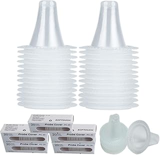 100Pcs Ear Thermometer Probe Covers, Refill Caps Thermometer Covers for Various Types of Digital Thermometers, Pack of 100 Pieces (Pack of 100 PCS)