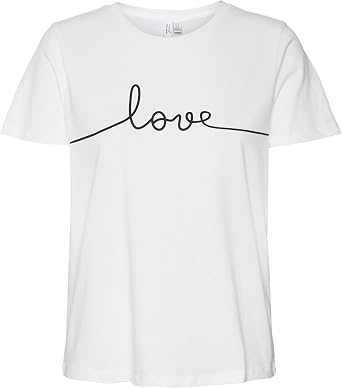 VERO MODA VMKAMI S/S O-NECK T-SHIRT JRS BTQ GA Ti rt Kad n