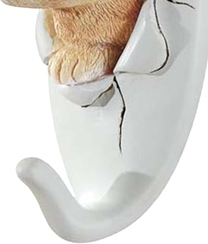 Miniatura 4 de Ganchos para colgar en la pared, ganchos para colgar en la pared, ganchos impermeables con forma de cabeza de animal, gancho para toallas, gancho