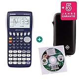 casio fx 9750gii inklusive Schutztasche, Lern-CD (auf Deutsch), Geometrie-Set & erweiterter Garantie