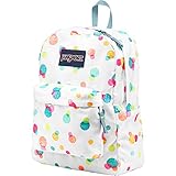 JanSport Superbreak Backpack - 1550cu in Pink Pansy Confetti Dots, One Size