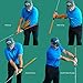 Anti-Flip Stick® Golf Training Swing Aid | Improve Impact & Swing Plane | Chipping Training Aid | Stop Casting & Flipping