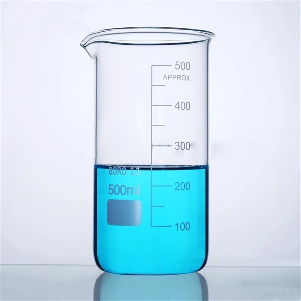 Vetreria da laboratorio Becher graduato in vetro borosilicato ad alta concentrazione in laboratorio(2000mL 1pcs)