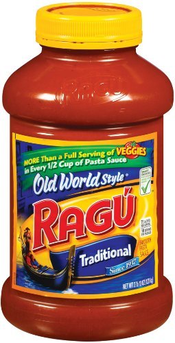 Ragu Pasta Sauce, Old World Style, Traditional, 45Ounce Bottles (Pack of 4)