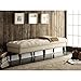 Linon Isabelle Bed Bench, 62-Inch, Dark Espresso Finish