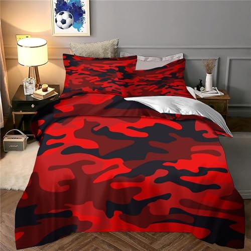 Housse de couette panda roux 260x220 en microfibre hypoallergénique pour lit king size - 6