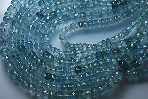 Aigue-marine naturelle 6mm perles précieuses pour offrir un bijou unique