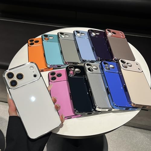 Coque iPhone 16 Pro rose Caseative avec cadre galvanisé et protection objectif - 2