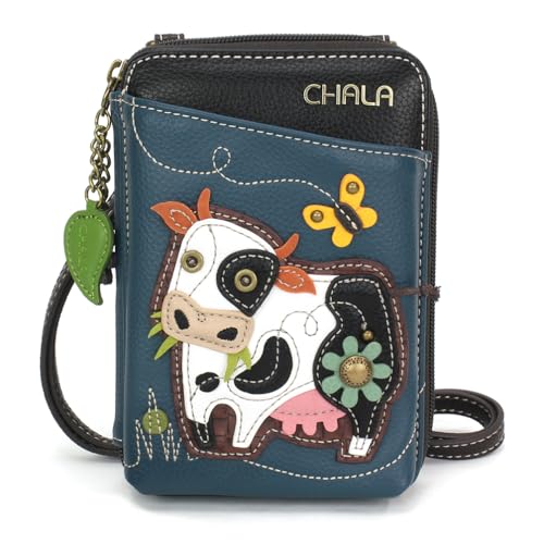 Image of CHALA Wallet Crossbody Cell Phone Purse - Women Faux Leather Multicolor Handbag with Adjustable Strap