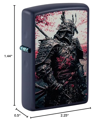 Encendedor Zippo Samurai Warrior - Navy Matte miniatura 7