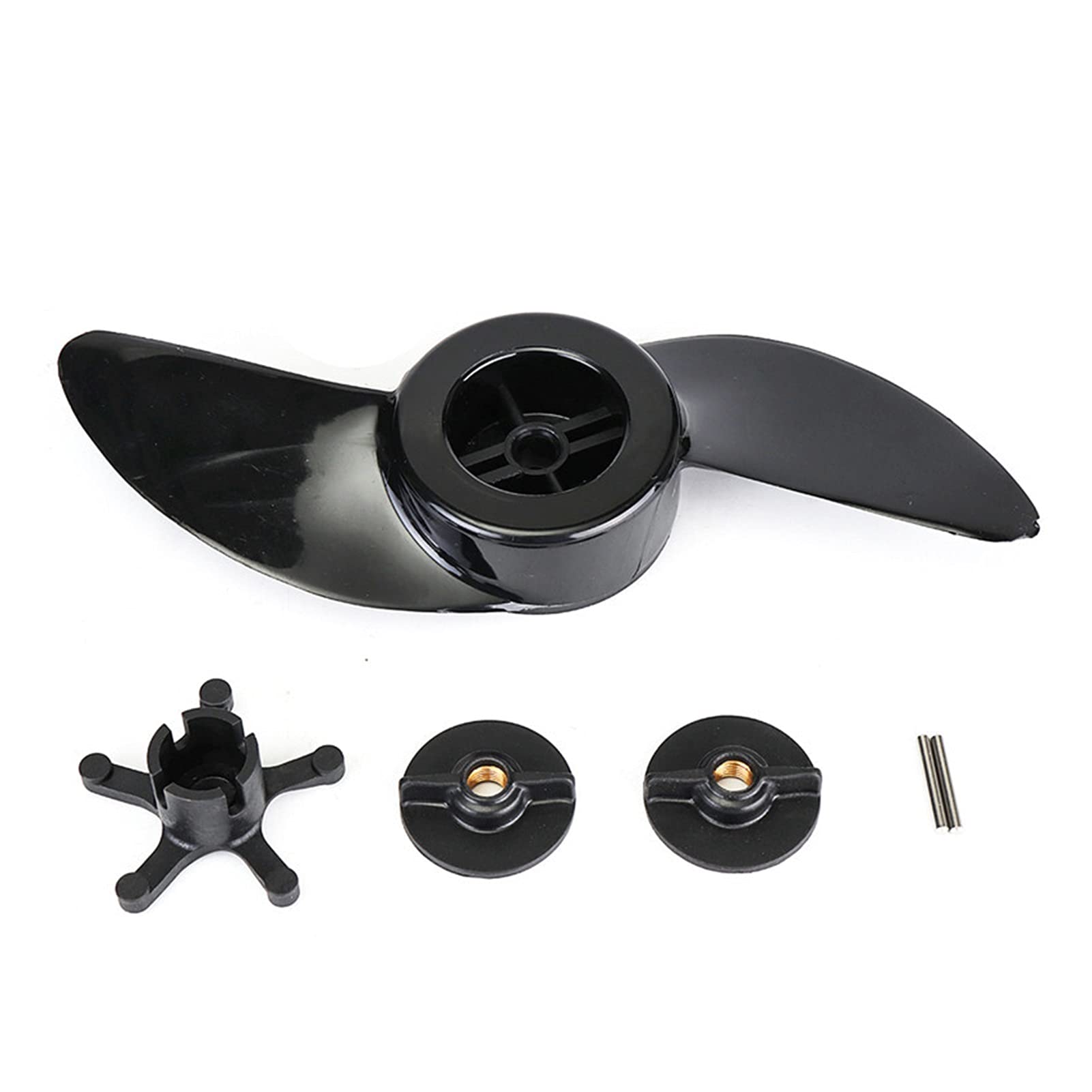 Audew DUrable 2 Blades Motor Boat Propellers Electric Engine Outboard Fit For Haibo ET34L