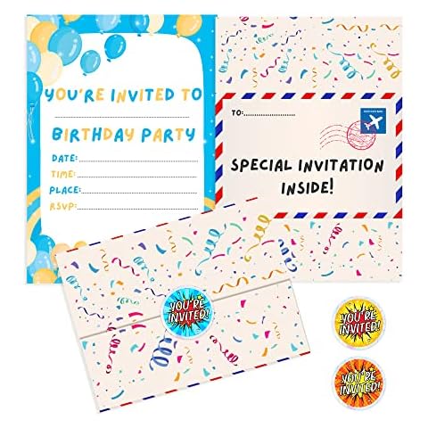 BestaFiesta Kids Birthday Party Invitations Cover