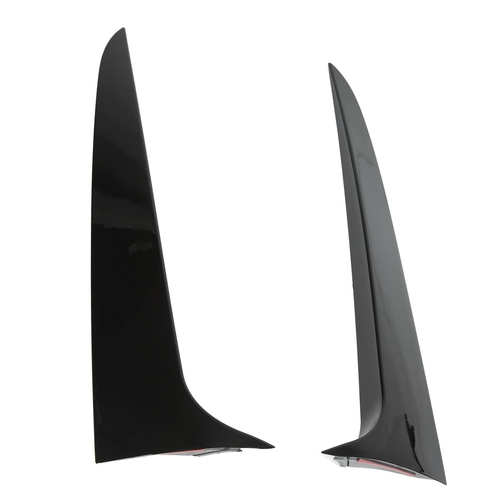 Spoiler Laterale del Lunotto Posteriore, Coppia di Copri Spoiler del Lunotto Posteriore in ABS Trim Ala Sinistra Destra Sostituzione Nero Lucido per X3 F25 2011-2017