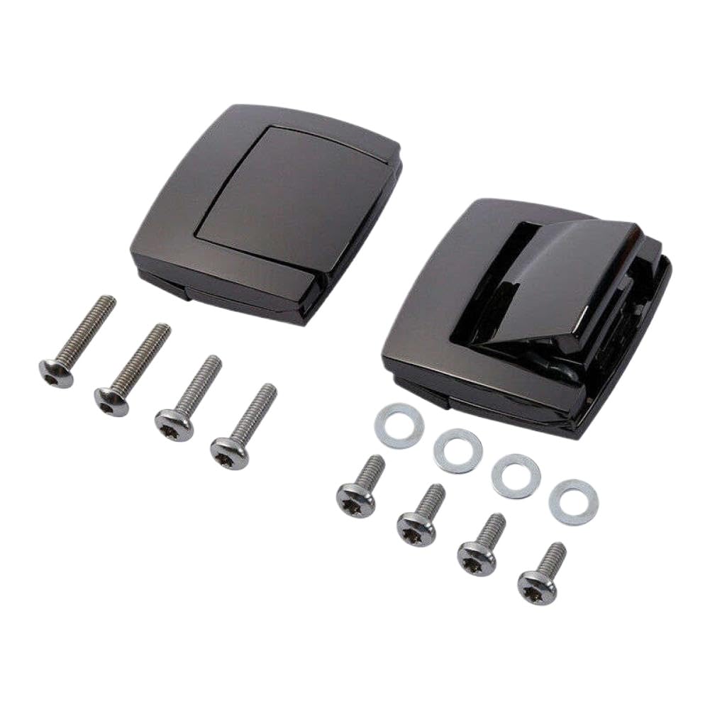 Ttxzguyvx Color Name: Bk Motorcycle Trunk Latches Lock Hinges Compatible With Harley-Davidson Touring Road Electra Ultra 1980-2013(Color Name: Bk)