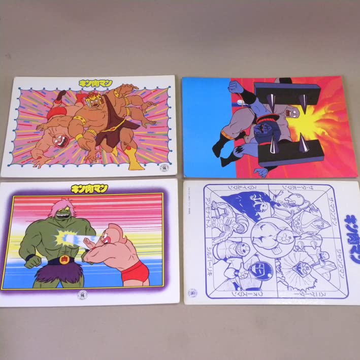 人気商品、廃盤、80's、当時物　キン肉マン　山勝　ミニカード　完品 山勝 キン肉マン ブロマイド カード 駄菓子屋 引き物