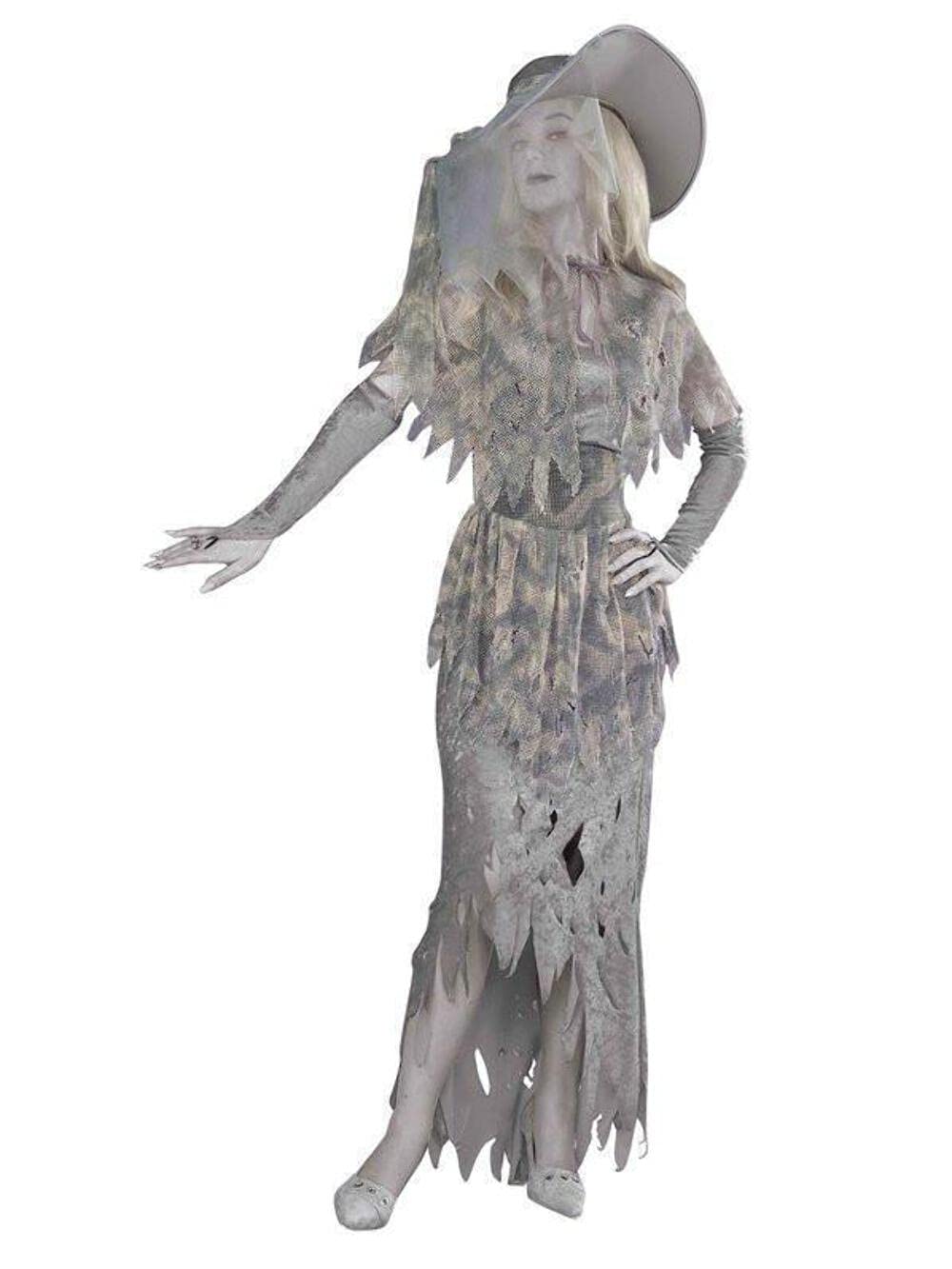 RubiesGhostly Gal Costume for Adults, Women's Standard