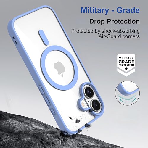 Image of amazon basics Back Case Cover for iPhone 17 | Scratch-Resistant Back Cover | Sierra Blue