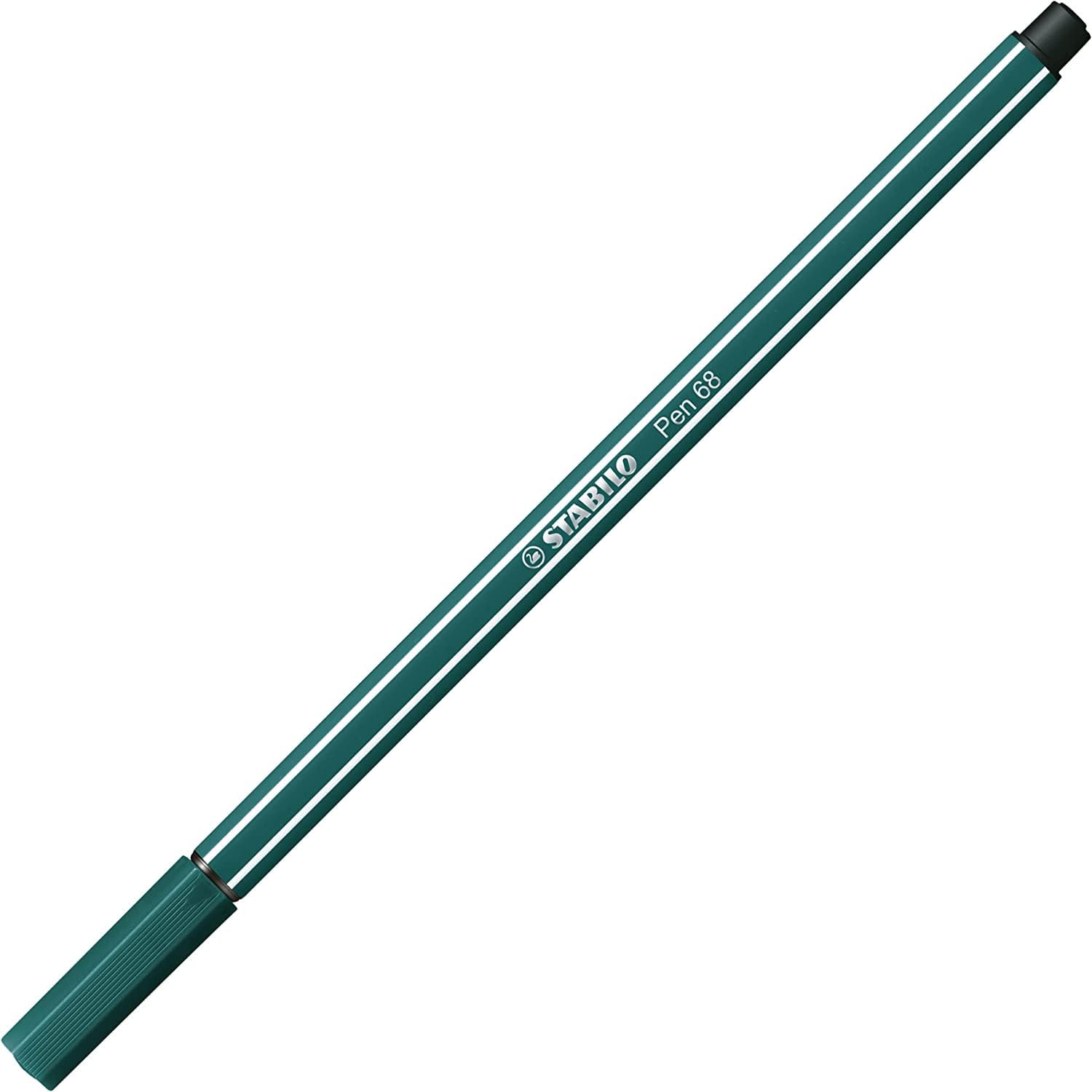 Premium Fibre-Tip Pen - STABILO Pen 68 - Pack of 1 - Turquoise Green — image 1