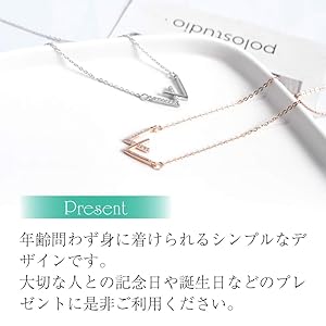 LORO シンプル V字型 シルバーネックレス 6585db4b97858940657d4838edee5f