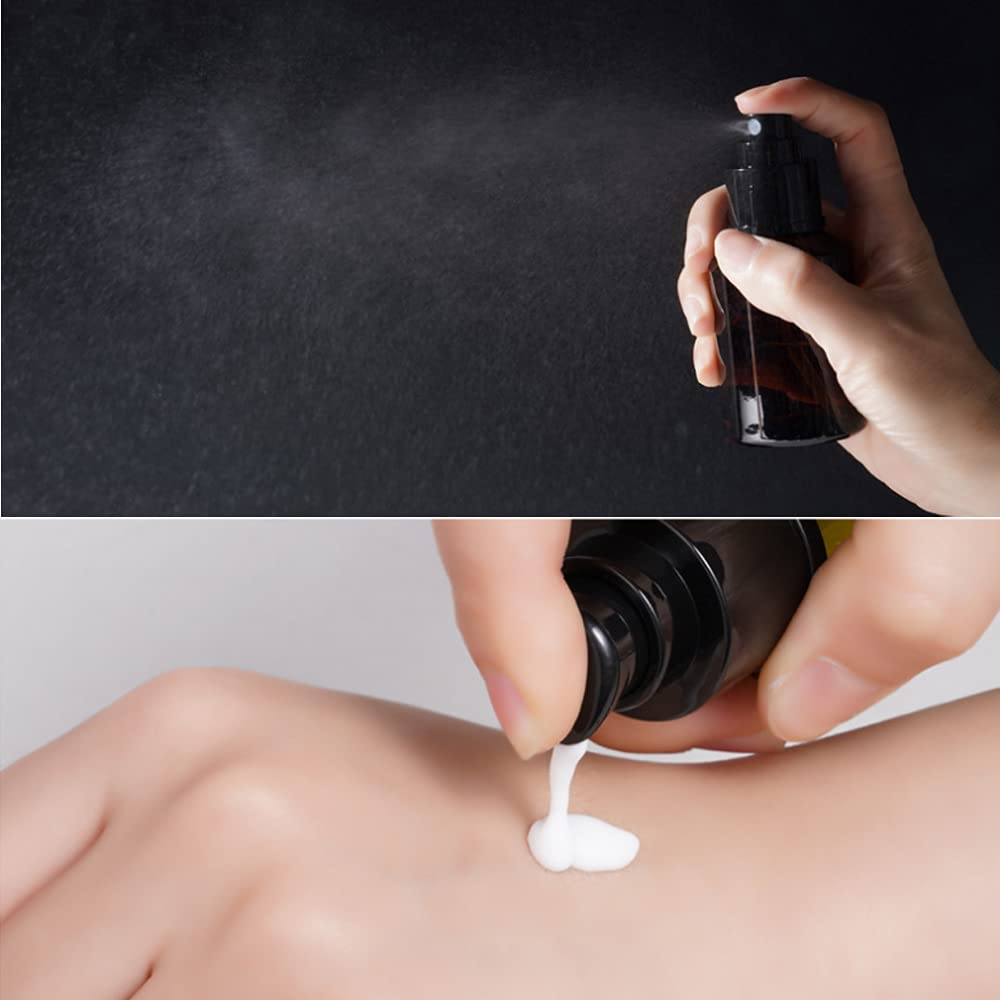 2 Bottiglie Vetro Da Viaggio 60 Ml Con Pompa | Per Cosmetici, Fondotinta, Lozioni - Foto 5