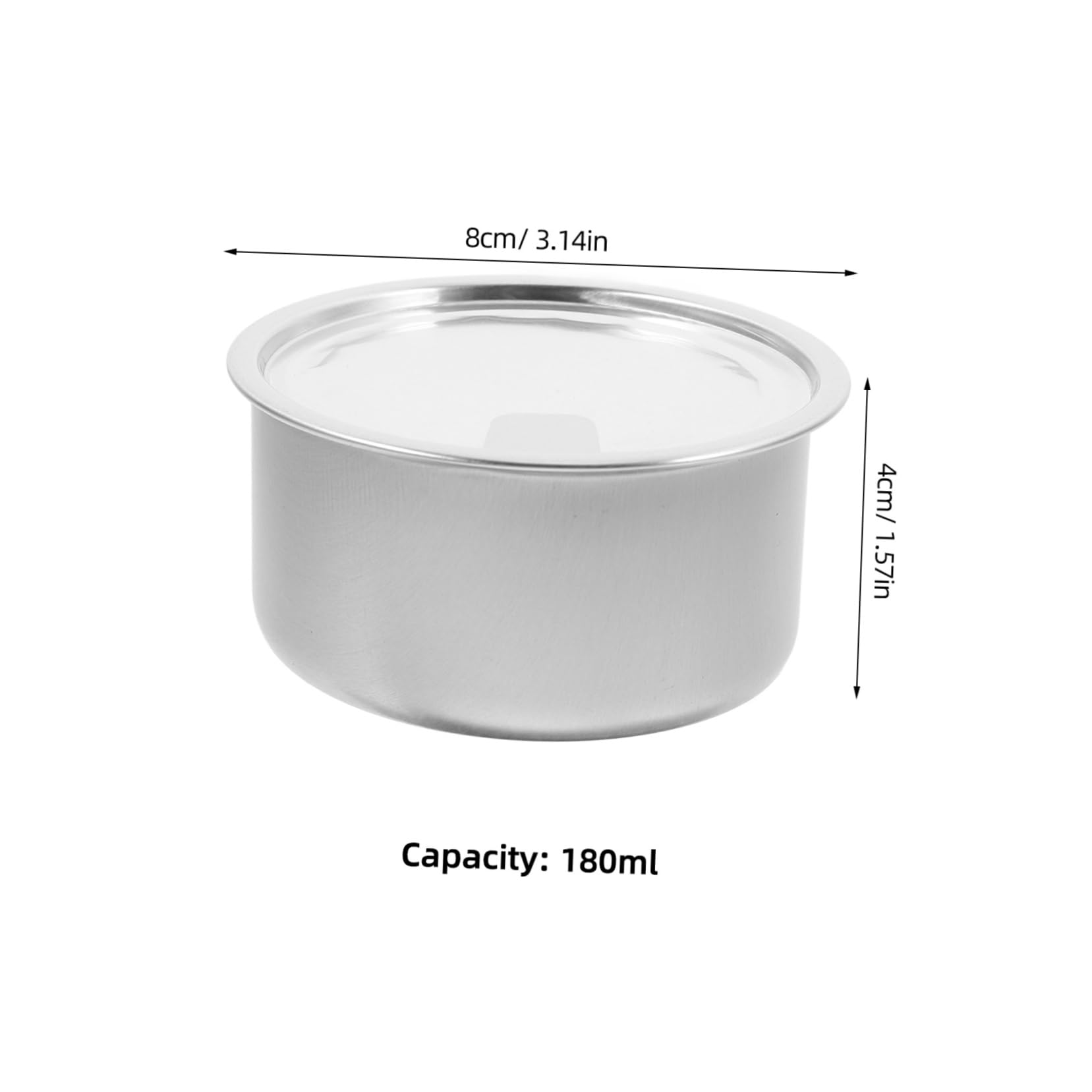 FUNOMOCYA 6pcs Aluminum Cans for Food Storage Round Tin Charcuterie Containers Pet Treats Refillable Snack Boxes Easy Open