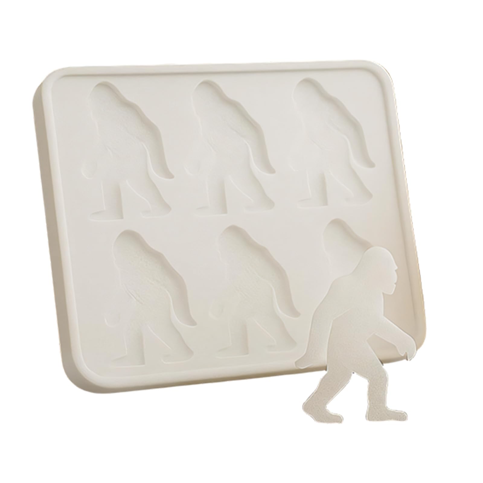 LUCKGONI Silicone Shape Ice Tray With 6 Cavities Maker For Fun Cocktails Whiskeys And Party Drinks Decor